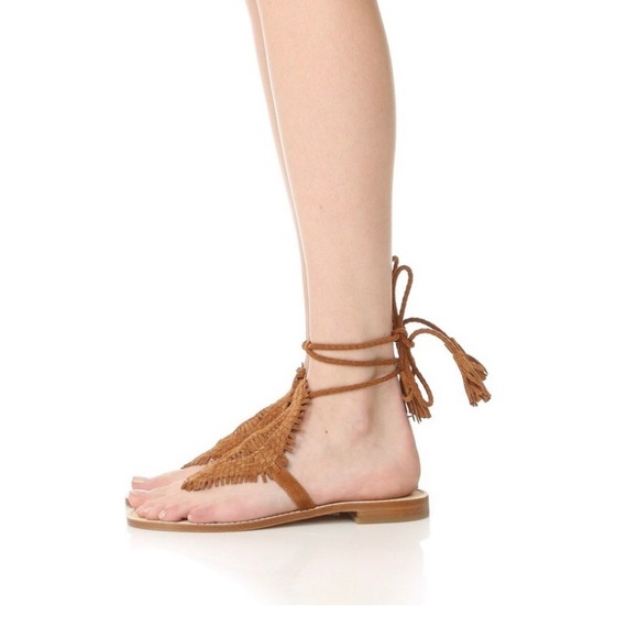 Joie Kacia Huarache Suede Lace-up Sandals size 37 - Picture 10 of 12